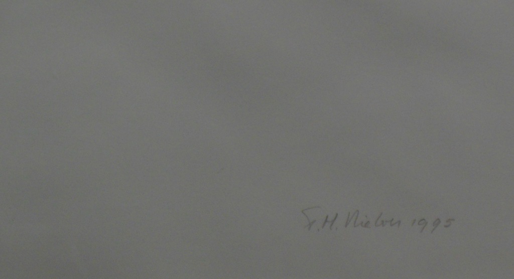 Tiddo Nieboer: Houtsnede, Stilleven -Ingelijst kopen? Bied vanaf 80!