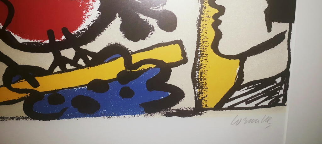 Corneille Lithografie - Vrouw/Vogel/Bloem kopen? Bied vanaf 1!