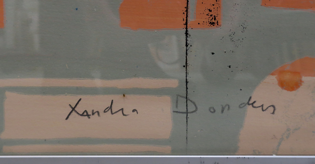 Xandra Donders: Gemengde techniek en grafiek , Steiger I - Ingelijst (groot) kopen? Bied vanaf 70!