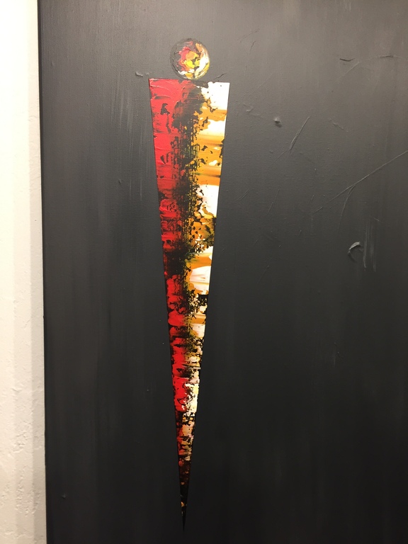 GENA GENADYJ gemengde technieken op doek Titel: PEOPLE kopen? Bied vanaf 1!