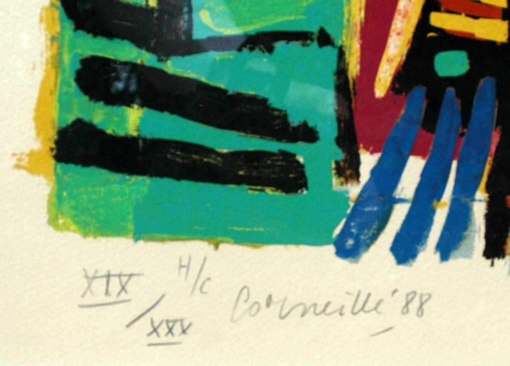 Corneille, Kleurenlitho, titel onbekend kopen? Bied vanaf 750!