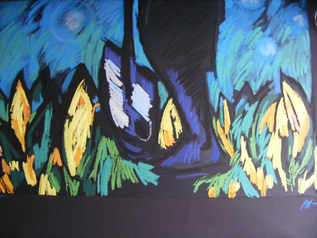 Anca Ionescu, "Rest", grote originele en bijzonder fraaie zeefdruk, gesigneerd kopen? Bied vanaf 250!