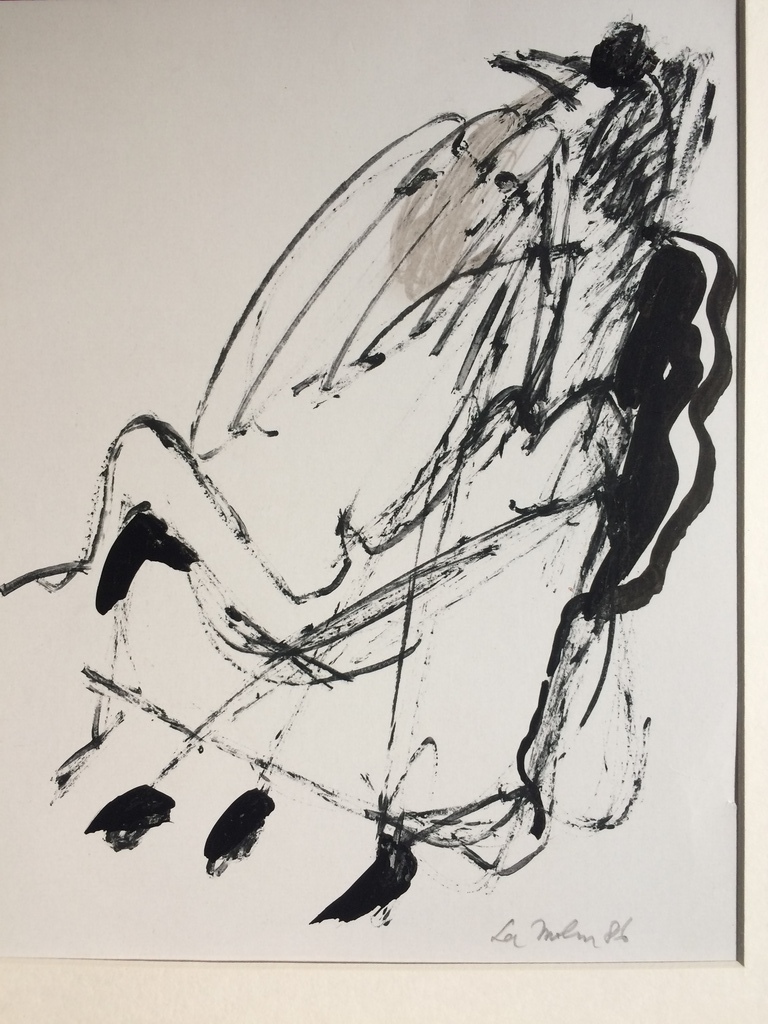 Originele inkt tekening van Lei Molin uit 1986 verkocht voor € 285!