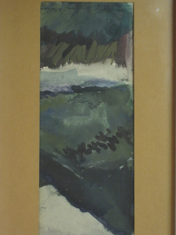 Jan van Heel 1898-1990 aquarel Schotland Nieuwe Haagse School verkocht voor € 160!