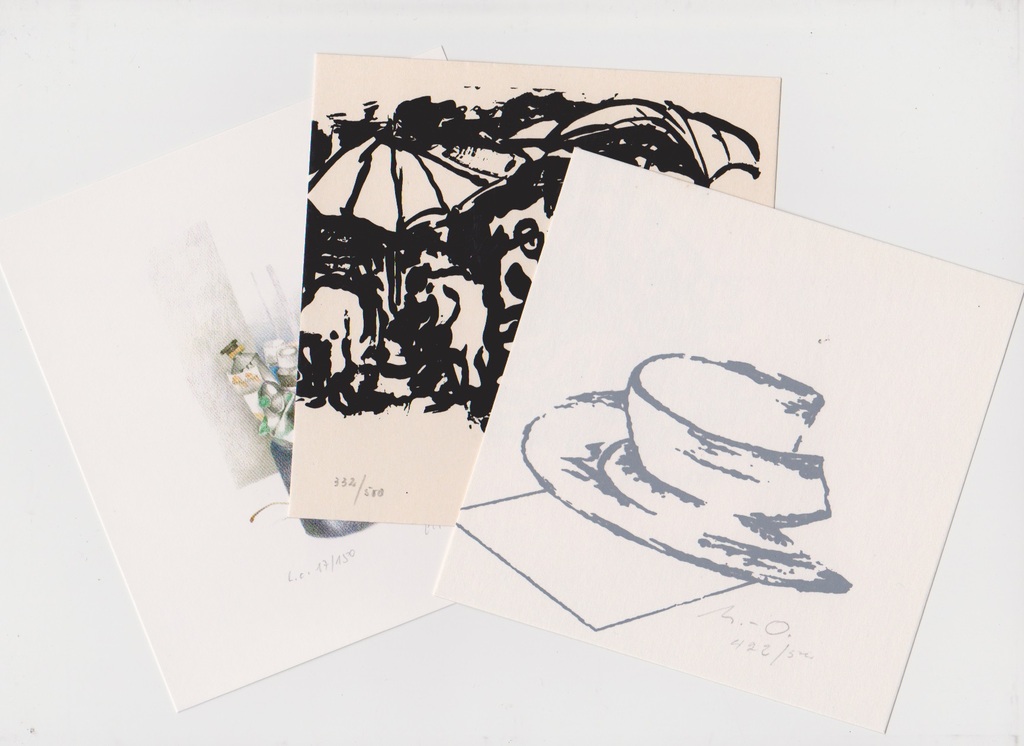 Willy Meyer-Osburg e.a: Lot van drielithografien, Div. voorstellingen kopen? Bied vanaf 10!