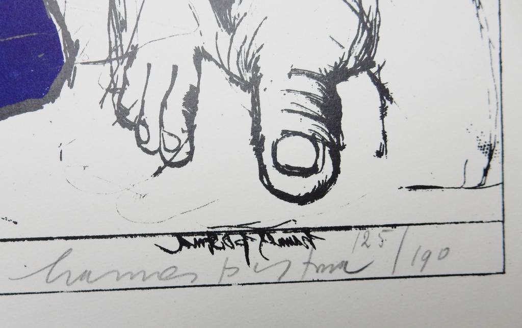 Hannes Postma, Zeefdruk: Essay in Ballistics, 1965, handgesigneerd kopen? Bied vanaf 35!