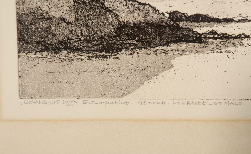 Leo van Sluis: Ets, La France - st Malo kopen? Bied vanaf 1!