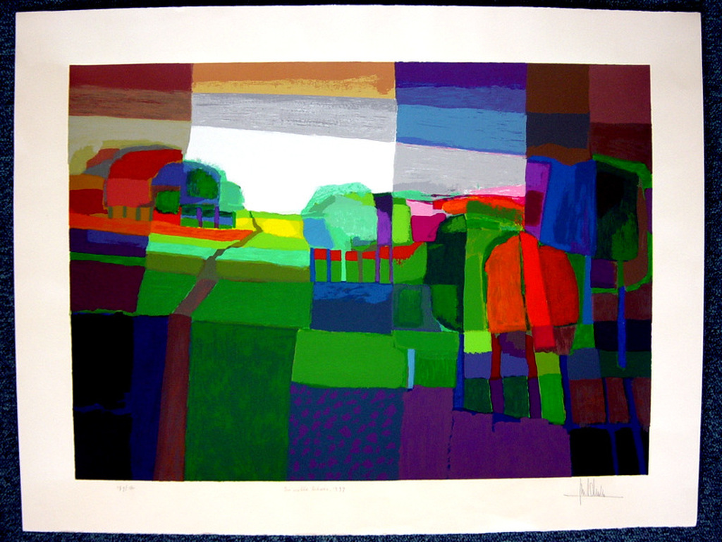 Ton Schulten - zeefdruk - In volle bloei 1999 kopen? Bied vanaf 375!