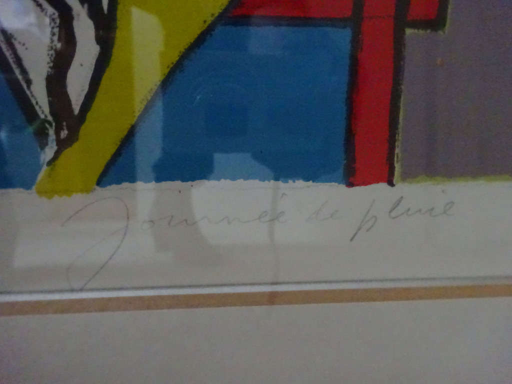 Corneille litho: Journee de plui - een regenachtige dag kopen? Bied vanaf 250!