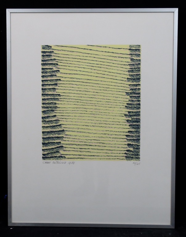 Carmi Butteling: Zeefdruk, Zonder titel - Ingelijst kopen? Bied vanaf 1!