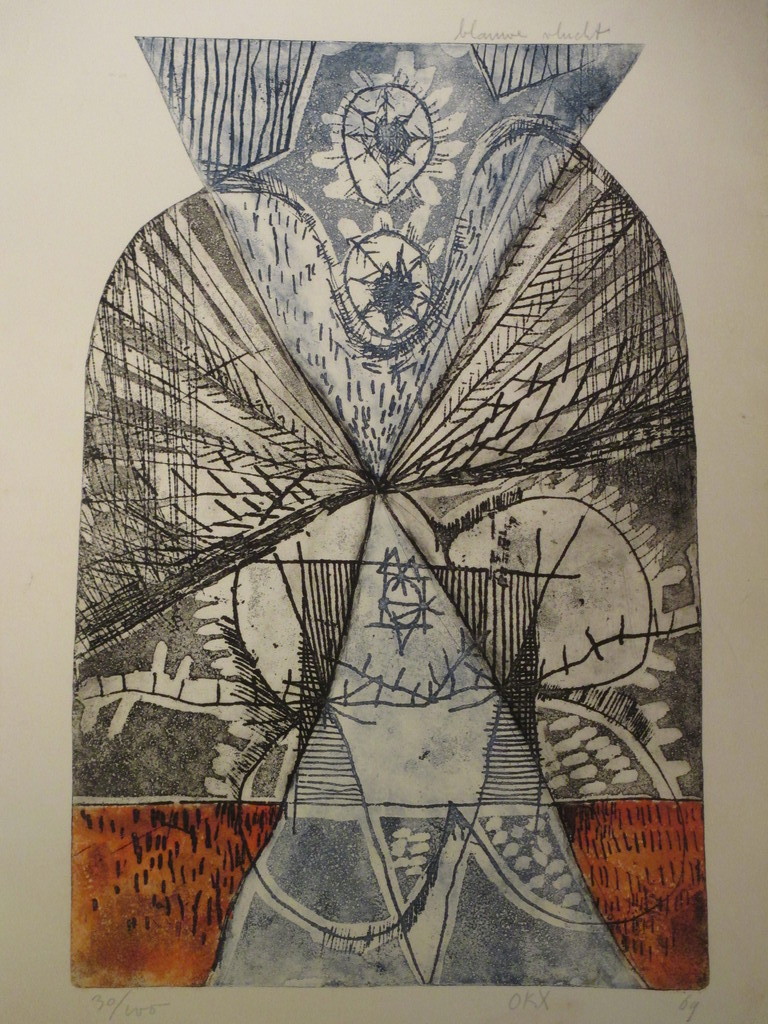 Kees Okx, Blauwe Vlucht, Kleurets kopen? Bied vanaf 1!