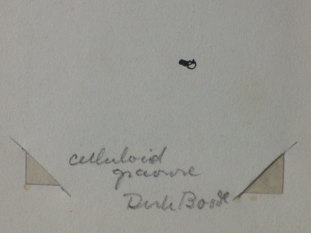 Dirk Boode, Runderkop, Celluloid-gravure kopen? Bied vanaf 30!