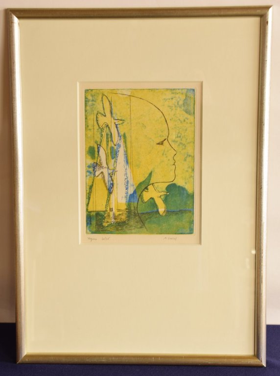 André Goezu - Ets en aquatint op papier - Vogues kopen? Bied vanaf 20!