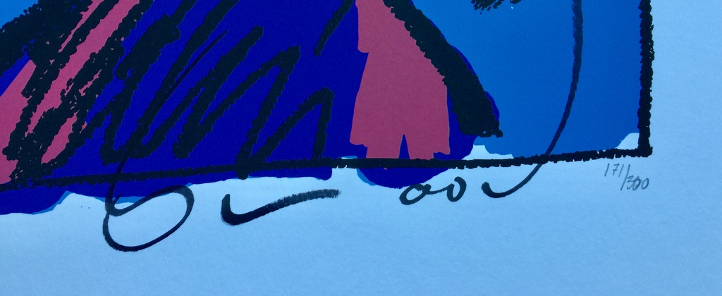Herman Brood - Originele hand gesigneerde kleurenzeefdruk - Nee niet nu kopen? Bied vanaf 1!