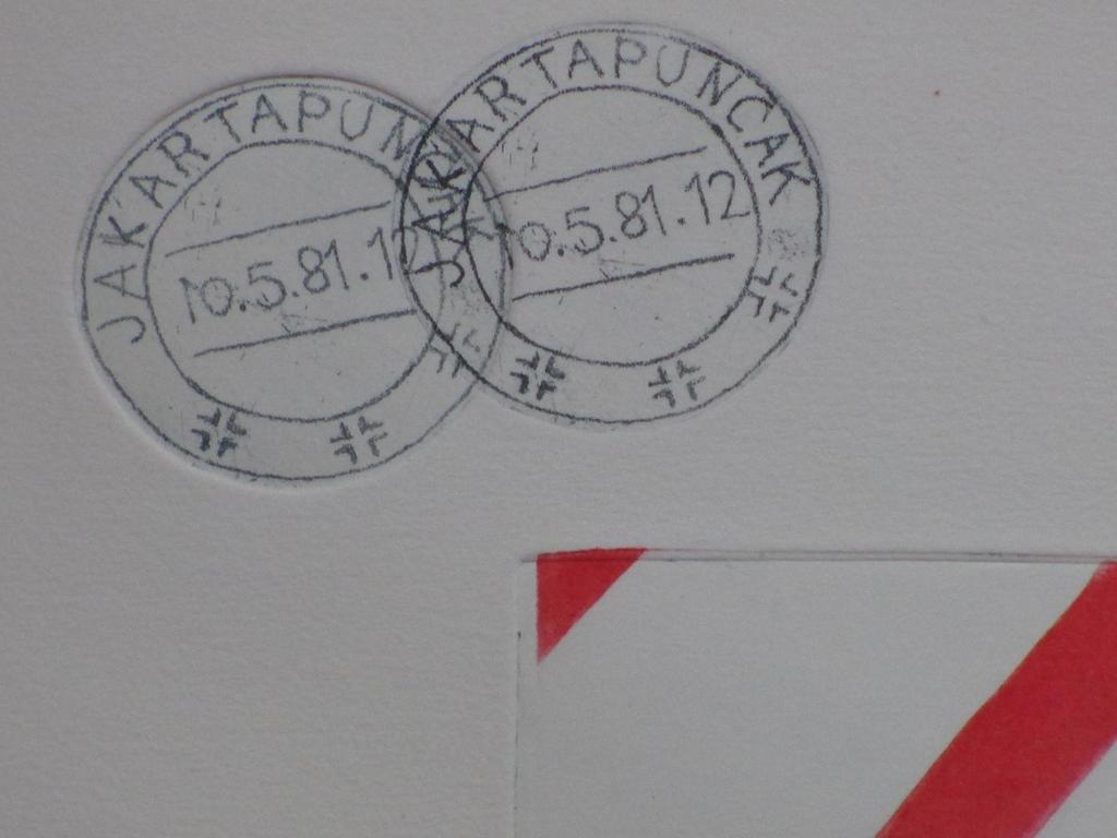 Leentje Linders, By Air-Mail, Kleurets kopen? Bied vanaf 40!