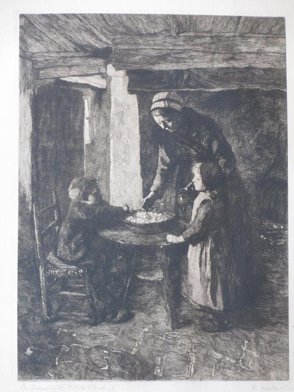 Henri Koetser, De Maaltijd, Ets kopen? Bied vanaf 35!