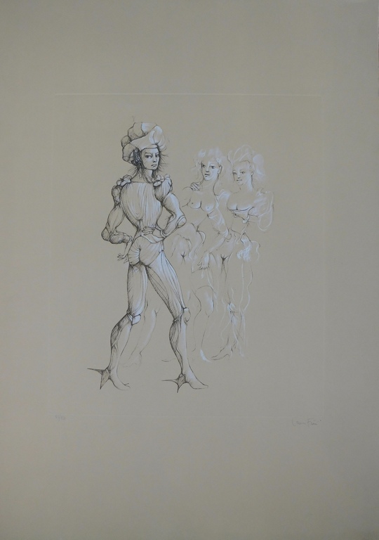 Leonor Fini - Ets - Scène de Théâtre kopen? Bied vanaf 75!