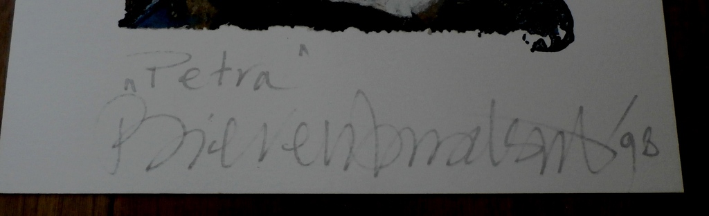 Gerti Bierenbroodspot - zeefdruk: Petra - 1998 kopen? Bied vanaf 120!