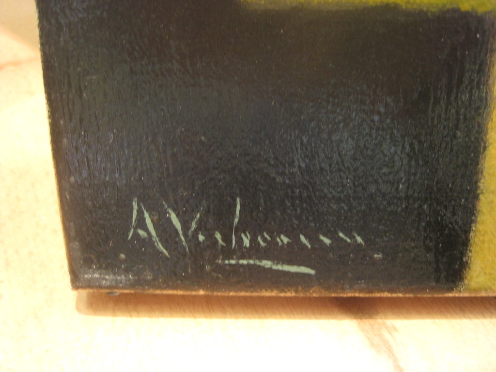 gesigneerd A.Verhoeven "stilleven met perzikken" olieverf op doek  kopen? Bied vanaf 1!