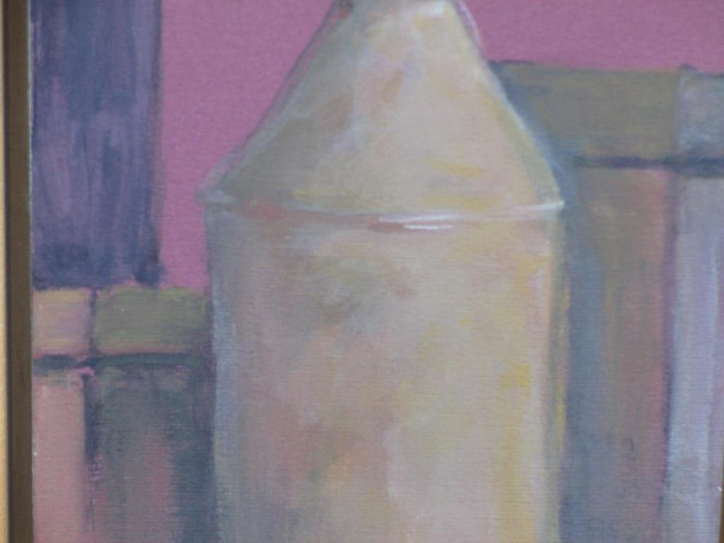 Pieter Wiegersma, Stilleven met fles, Olie op paneel kopen? Bied vanaf 50!