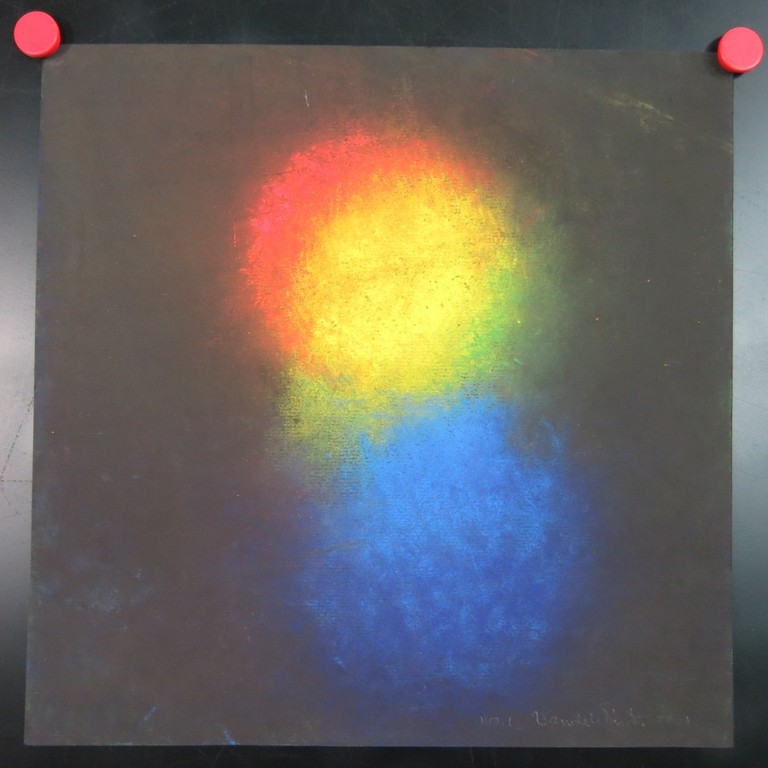 Rudi van de Wint: Krijttekening, Abstract no.1 kopen? Bied vanaf 150!