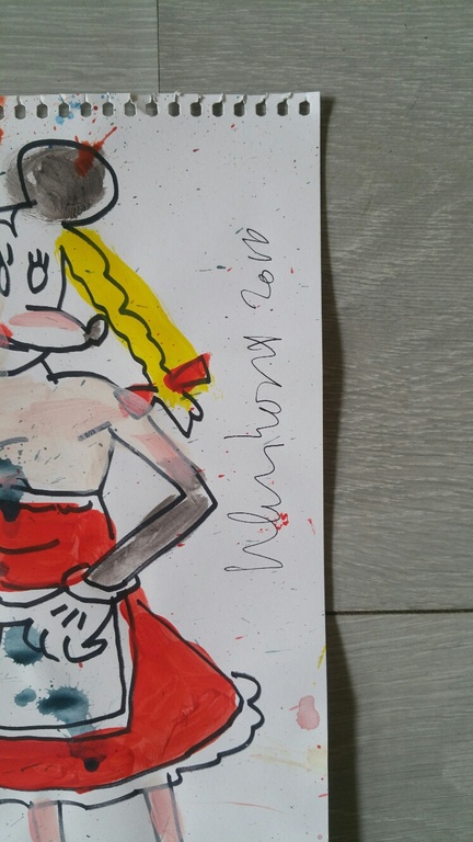 Peter Klashorst: Origineel werk, Mickey mouse  kopen? Bied vanaf 1!