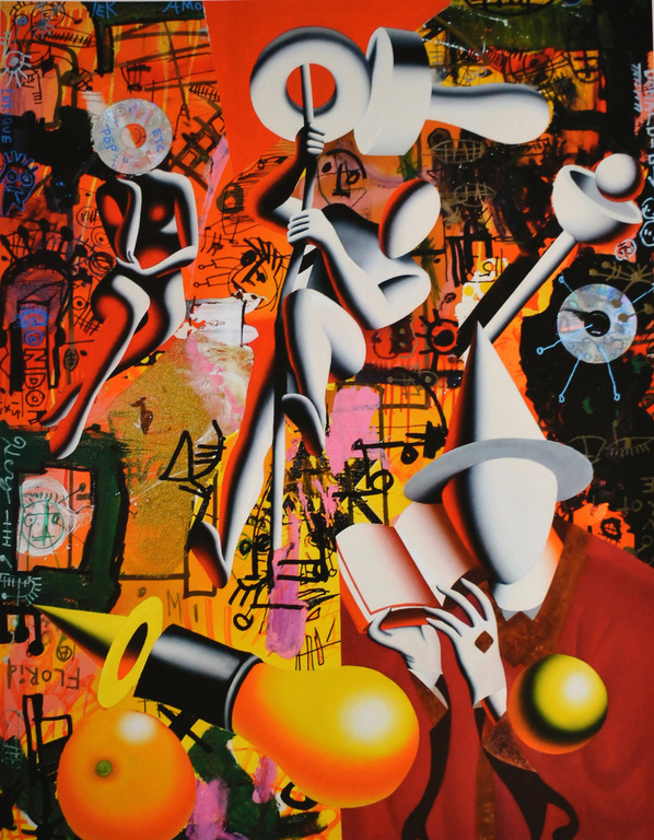Mark en Paul Kostabi - 'Psychotropic consiousness' - kleuren giclee - gesigneerd - oplage 50 ex. - 2013 kopen? Bied vanaf 175!
