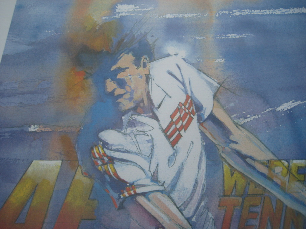 Orho Owen , aquarel , ABN wereldtennis toernooi 1987 kopen? Bied vanaf 10!
