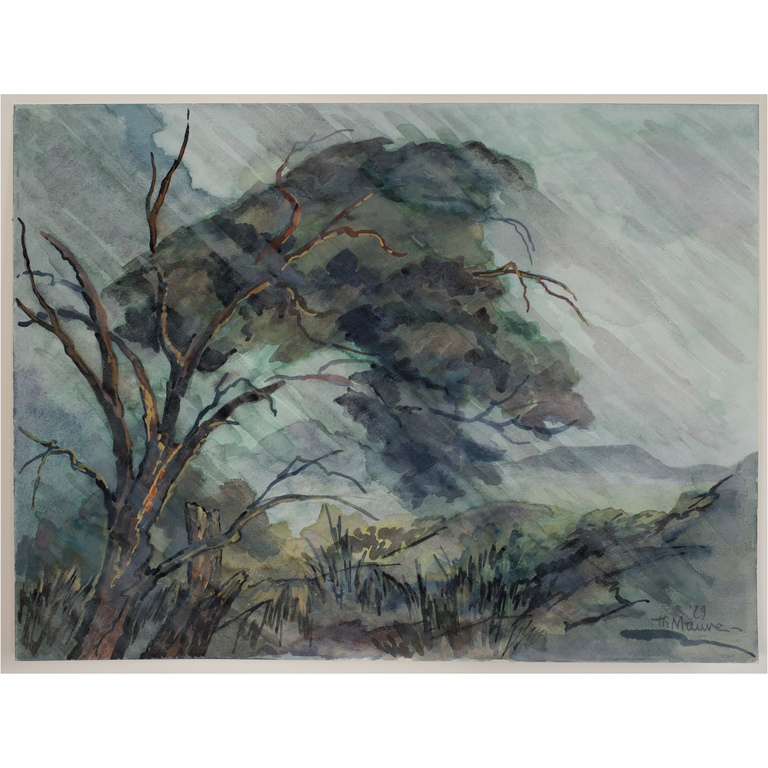 Thijs Mauve (1915-1996), aquarel,  kopen? Bied vanaf 45!