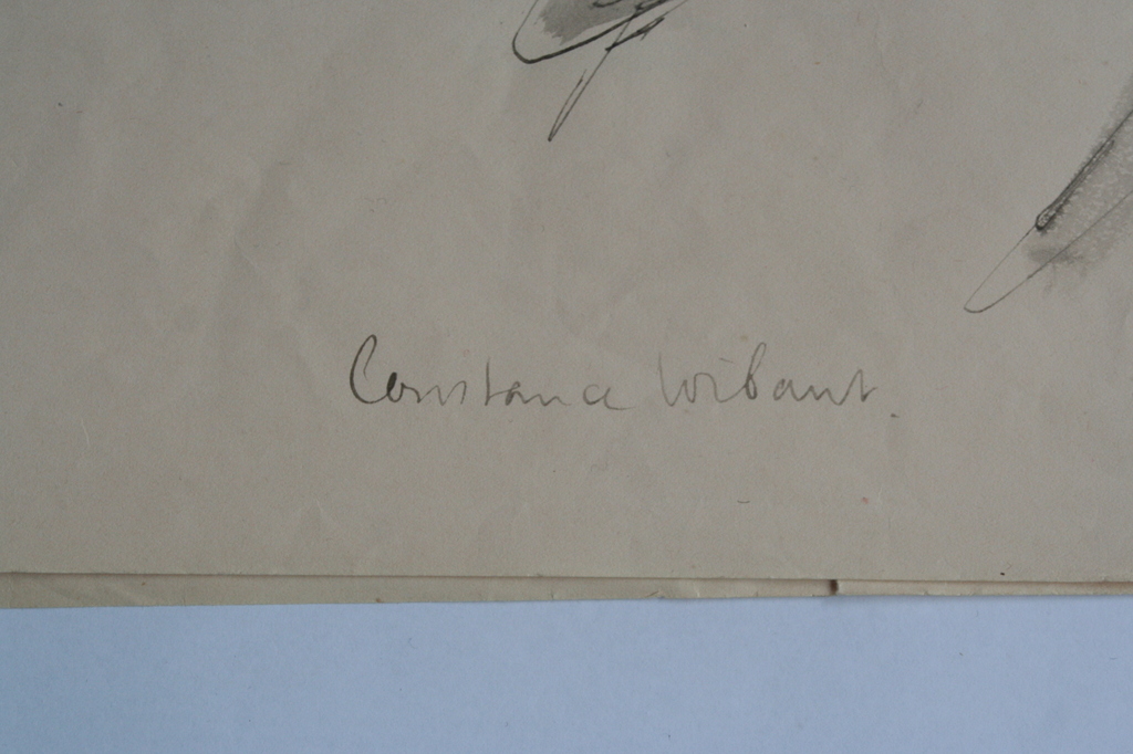 Constance Wibaut, 8 tekeningen inkt en aquarel, gesigneerd kopen? Bied vanaf 1!