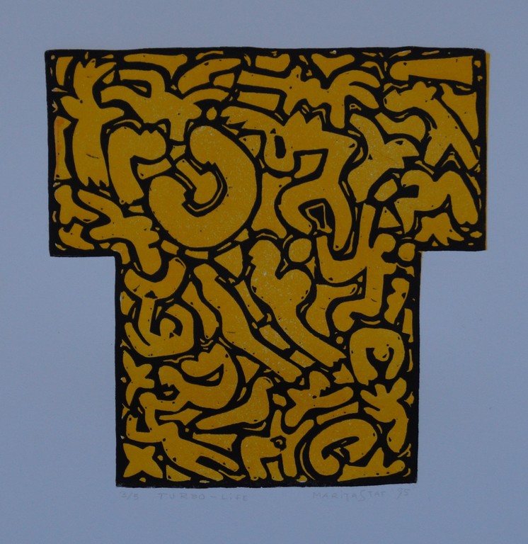 Marita Staf - 2 gesigneerde etsen - Turbolife kopen? Bied vanaf 15!