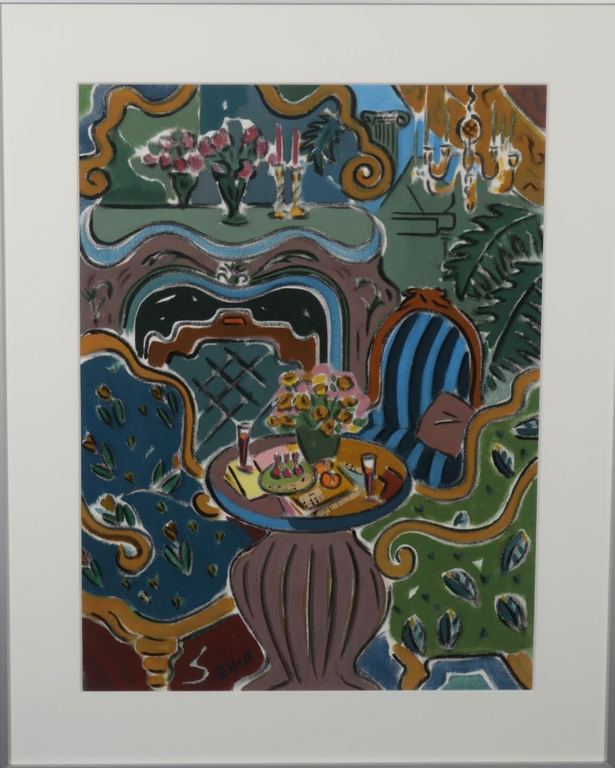 Betty Disco: Acryl op canvaspapier, At this hour - Ingelijst kopen? Bied vanaf 20!