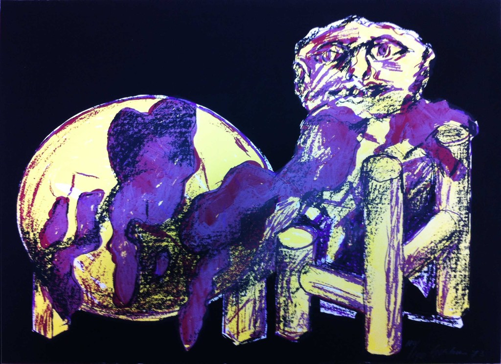 Jan Sierhuis, prachtige gave kleurenlitho kopen? Bied vanaf 100!