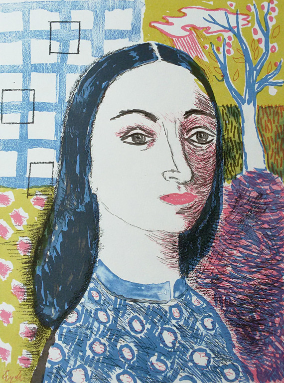 Charles Eyck - Vrouw, litho verkocht voor € 70!