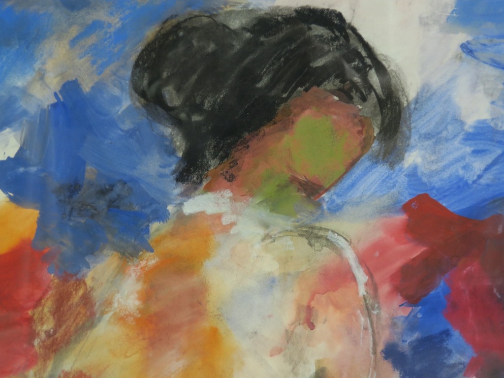 Jelle Hoogstra: Gouache, Vrouw - Ingelijst kopen? Bied vanaf 150!