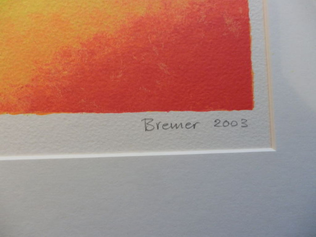 SASKIA BREMER  Zeer Grote Kleurenzeefdruk SAUDE  uit 2003 kopen? Bied vanaf 45!