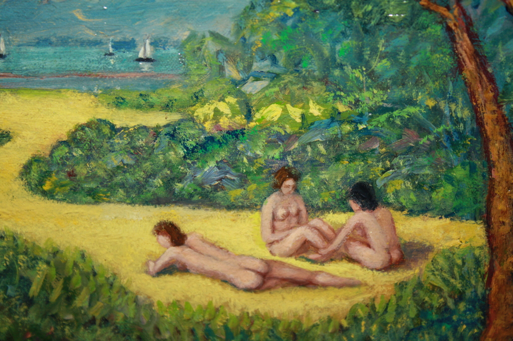 Ferry Slebe 1907 - 1994 NAAKTEN IN HET PARK kopen? Bied vanaf 75!