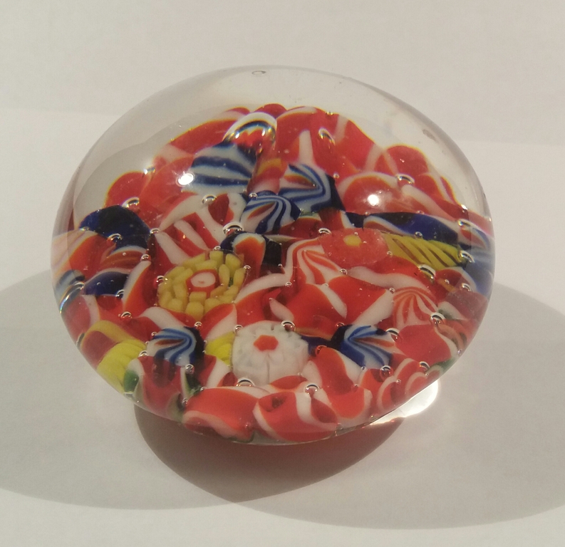 Antieke Millefiori Presse-papier, kopen? Bied vanaf 1!