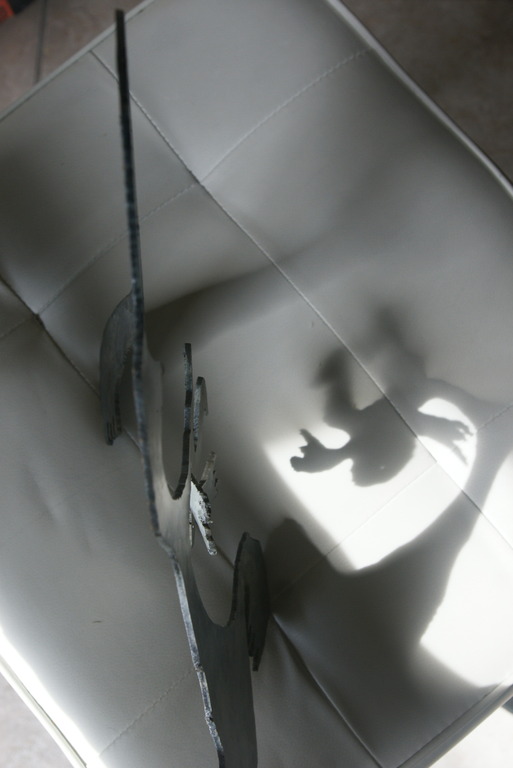 Menashe Kadishman - Mother and child - metalen sculptuur kopen? Bied vanaf 650!