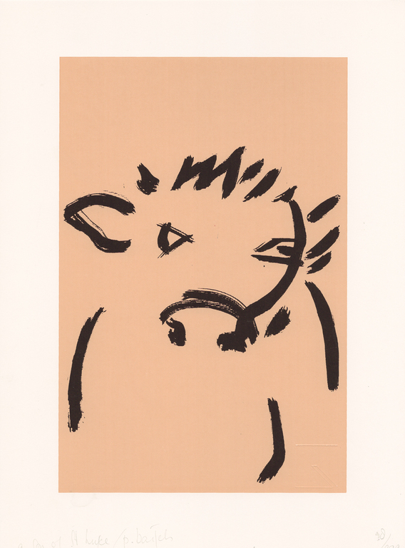 Paul Bartels - Koe - Gesigneerde zeefdruk - 1987 kopen? Bied vanaf 10!