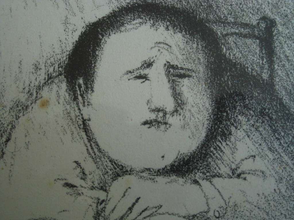 Aparte gesigneerde lithografie van Metten Koornstra (1912-1978) "smakelijk"  kopen? Bied vanaf 1!