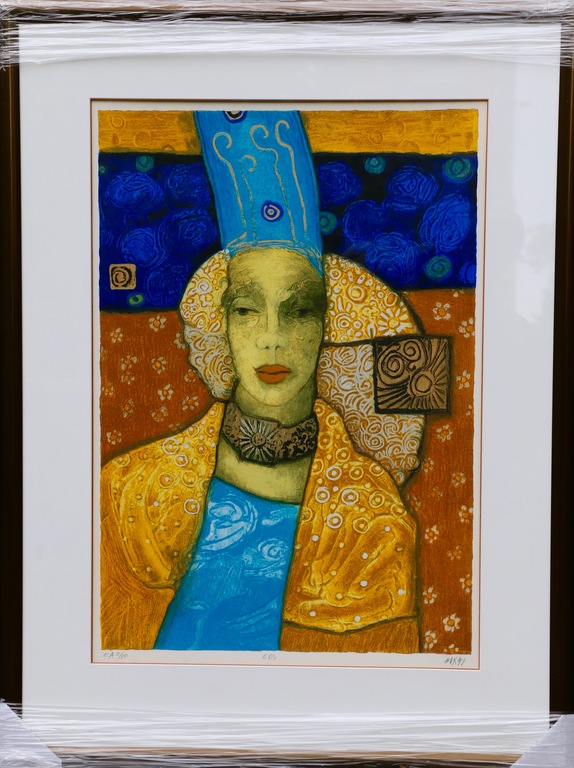 Hans Bax - EOS - Zeefdruk gesigneerd en prachtig ingelijst- groot formaat kopen? Bied vanaf 300!