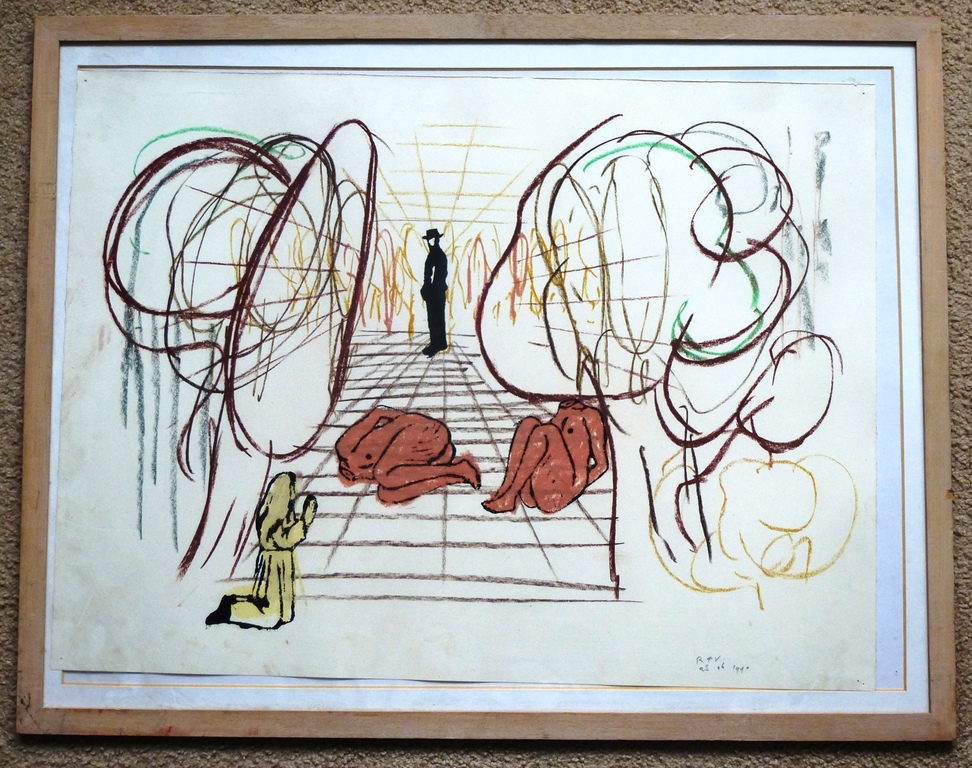 Ronald Versloot, gemengde techniek: Meesterwerk, handgesigneerd, 1990 kopen? Bied vanaf 75!