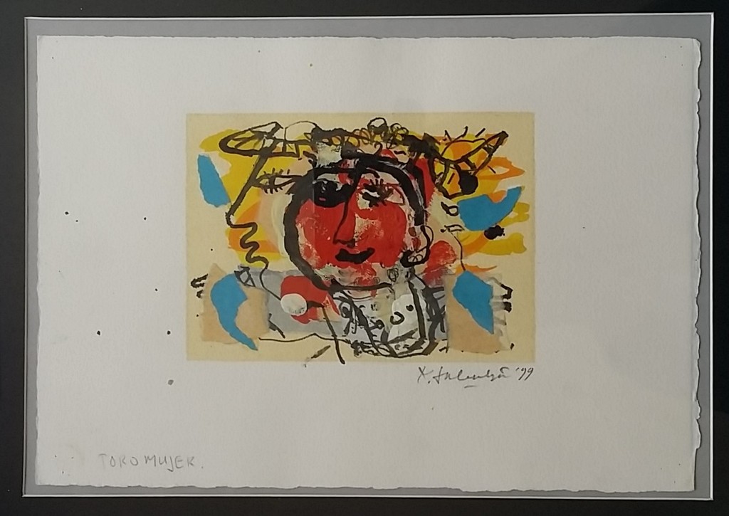 Kees Salentijn - Kees Salentijn -- Gouache - toro Mujer kopen? Bied vanaf 100!