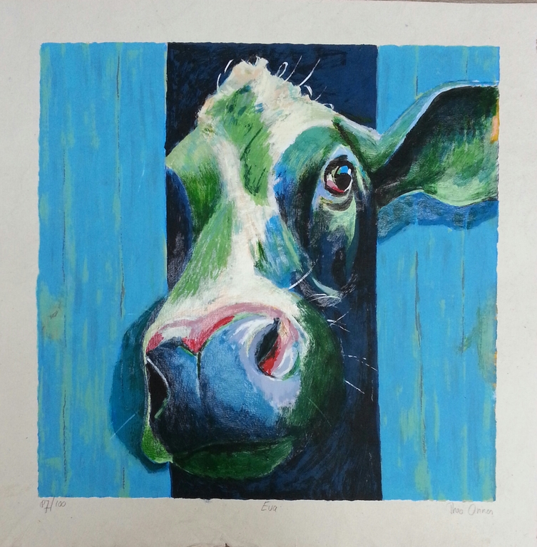 Theo Onnes zeefdruk op handgeschept papier  kopen? Bied vanaf 40!