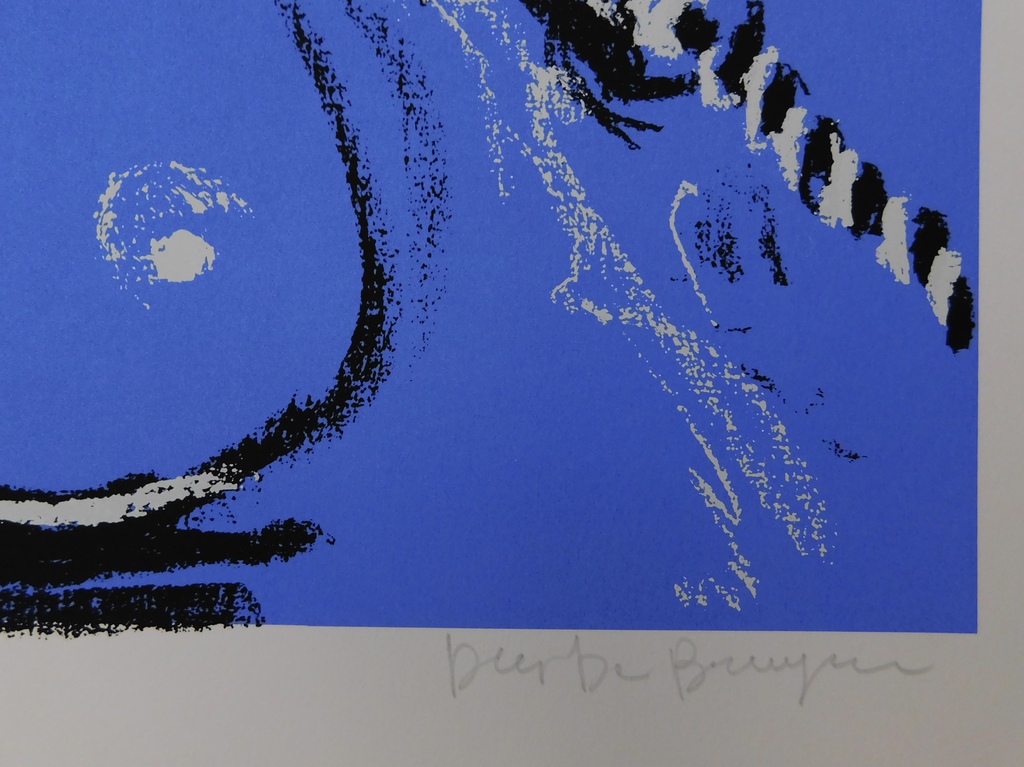 Dees de Bruyne - Kleurenlitho - Femme aux cheveux rouge kopen? Bied vanaf 95!