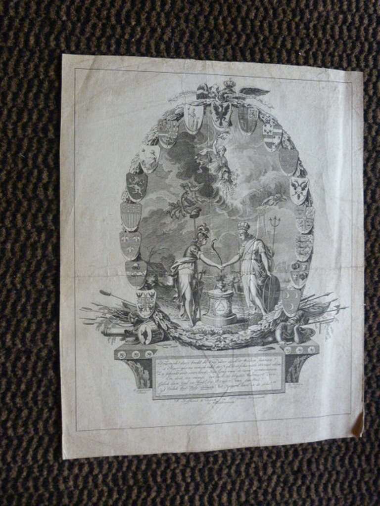 Zeer oud grafiek - 1600 - 1700  -  figuren. kopen? Bied vanaf 1!