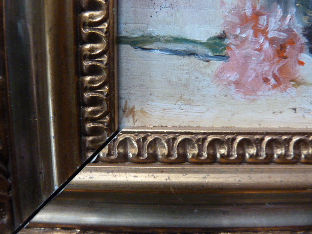 Onbekend ( 20e eeuw ) - olieverf  -  Rozen in een vaas. kopen? Bied vanaf 65!