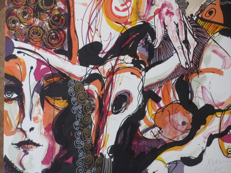 Jan Voss, Vrouwelijke Vormen, Kleurenlitho kopen? Bied vanaf 45!