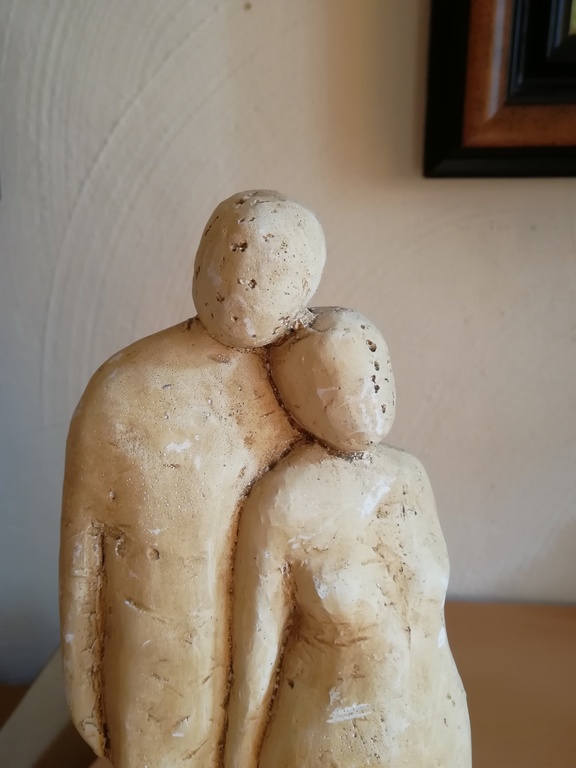 onbekend kunstenaar - beeld in keramiek - gelukkige familie kopen? Bied vanaf 1!